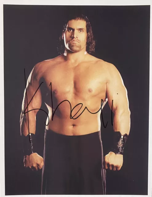 The Great Khali Promo signiert Pro Wrestling signiert A4 COA