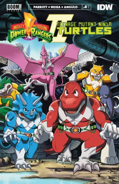 Mighty Morphin Power Rangers Teenage Mutant Ninja Turtles MMPR Tmnt Ii #4 (Of 5)