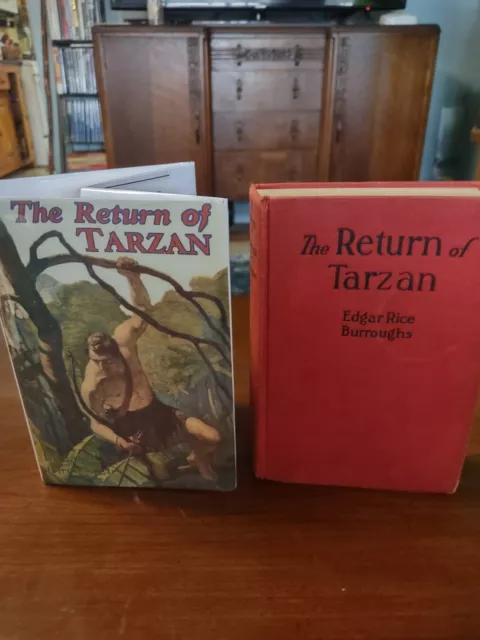 THE RETURN OF TARZAN G&D 1935 HCDJ Edgar Rice Burroughs