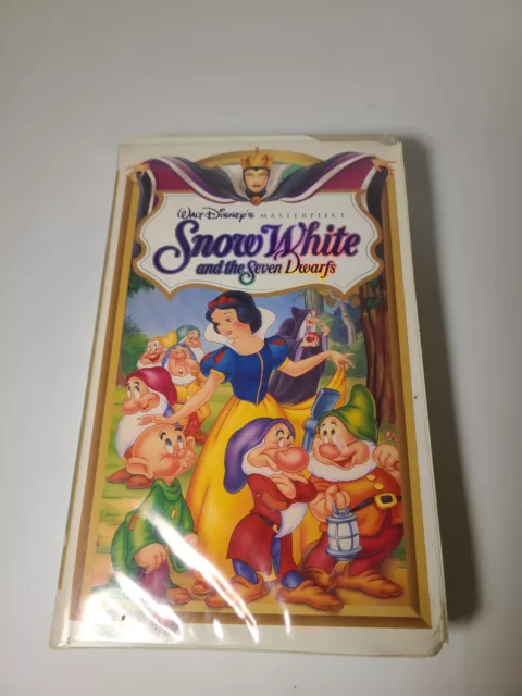 Snow White and the Seven Dwarfs (VHS, 1994) Walt Disney's Masterpiece Collection