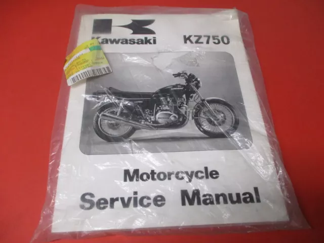 New Original Oem Kawasaki Service Manual 1976-1979 Kz750 Ltd Twin