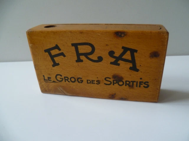 Ancienne boite de cartes a jouer publicitaire en bois Suze à la Gentiane - Collection