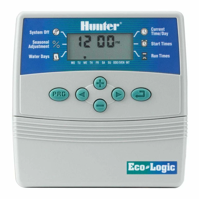 PROGRAMMATORE HUNTER 4 STAZIONI ECO LOGIC ELC 401i-E CENTRALINA IRRIGAZIONE ORTO