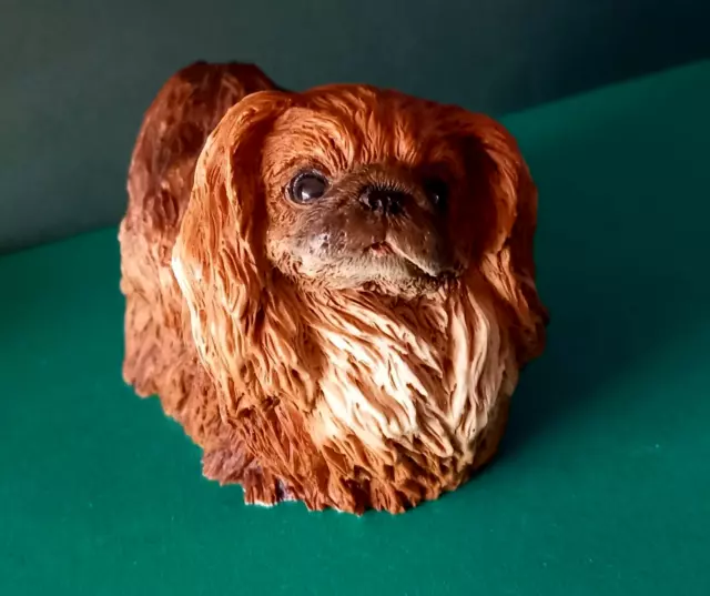 DOG TIBETAN TERRIER BREED ORNAMENT FIGURINE by CASTAGNA 1988 MADE in ITALY
