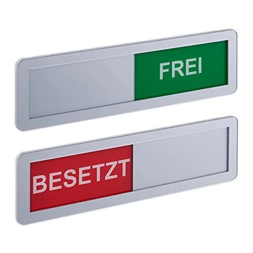 Lot De 4 Panneaux Porte "Occupé / Libre" – Indicateur Coulissant Pour Bureau & Salle De Réunion