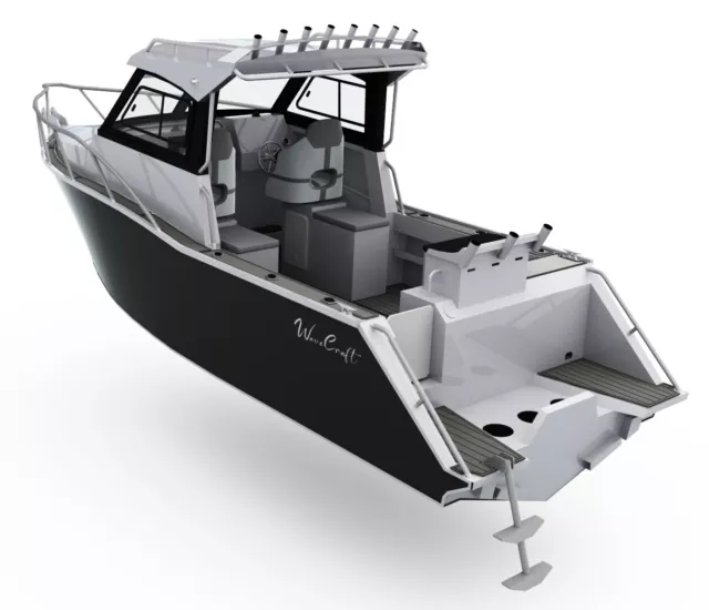 WaveCraft 6.85m Open Cabin Mono-Hull Boats Priced From 2