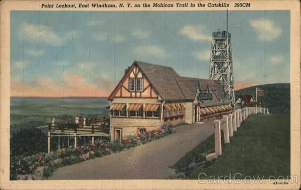 1952 East Windham,NY Point Lookout,on the Mohican Trail in the Catskills Vintage