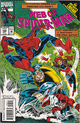 Web of Spider-Man #106 Vol. 1 (1985-1998, 2012)Marvel Comics,Direct