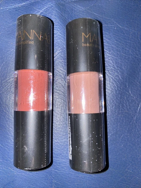 Manna Kadar Lipstick Duo Lip Whip Faith + Dream Brand New Sealed