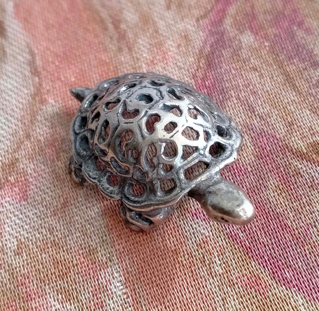 Tartaruga in argento 800