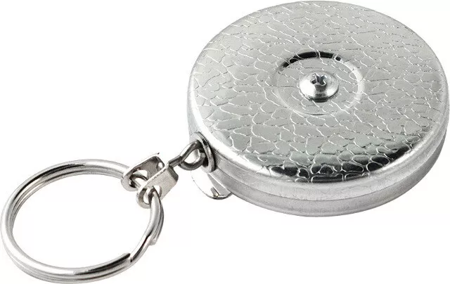 KEY-BAK Self Retracting Key Reel Original Series. Retractable 24" stainless chai