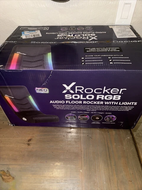 X rocker solo rgb 2.0 audio floor rocker clearance