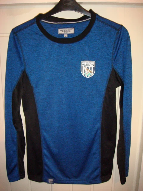 West Bromwich Albion Training Langarm Freizeit Fussball Shirt Wba - Mittel - M9