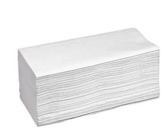 4000 Blatt Papierhandtuch Weiß 25 x 23 2-lagig V-Fold Allzweckhandtücher