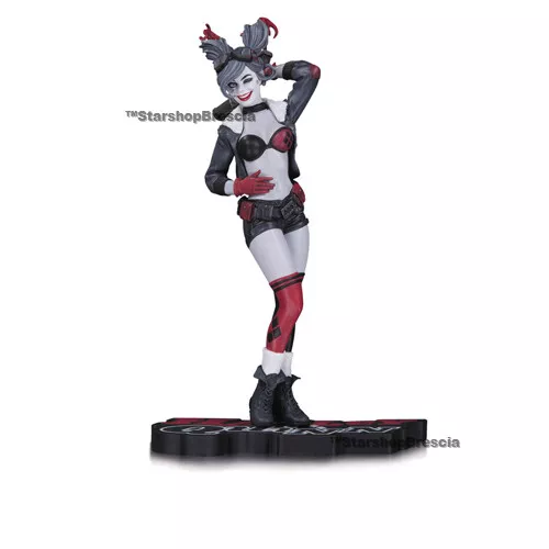 BATMAN - Red , White & Black Harley Quinn Resin Statue Dc Direct