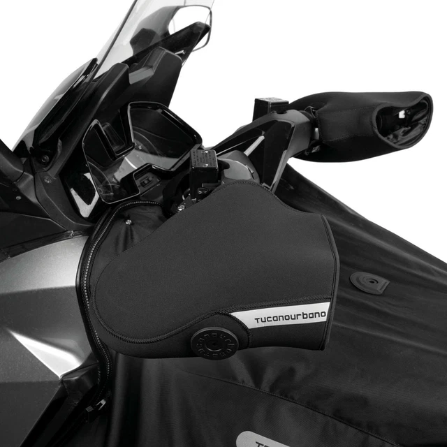 Manchons Guidon Moto - Gants Chauds Imperméables Pour Hiver - Taille Universelle - Pour Moto, Scooter, Vélo, Motoneige - 4