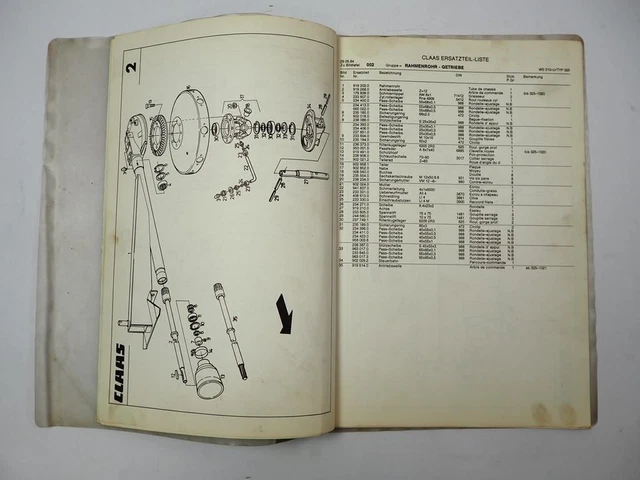 Manuel De Pièces Détachées Pour Tracteur McCormick Standard D214 Diesel - Catalogue Illustré Neuf