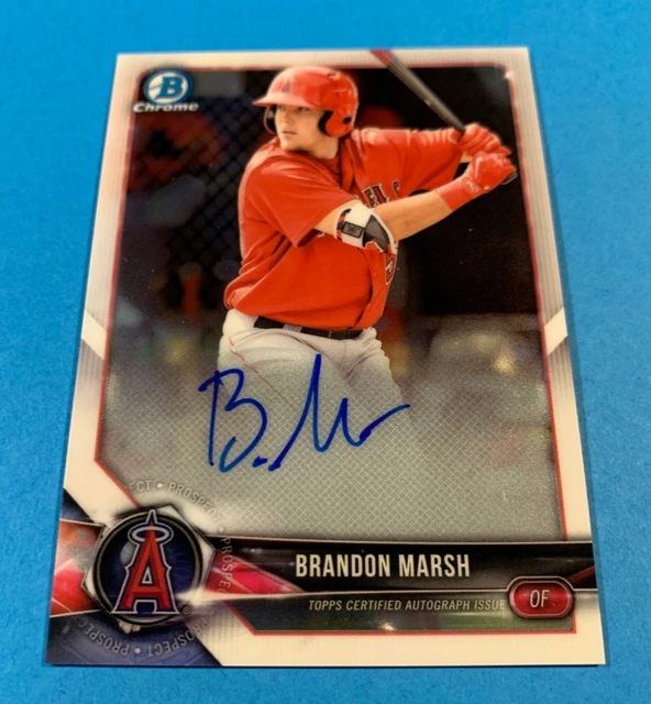 2018 bowman Brandon marsh auto リフ PSA9 2018 bowman Brandon marsh auto リフ PSA9 2018 Bowman Chrome