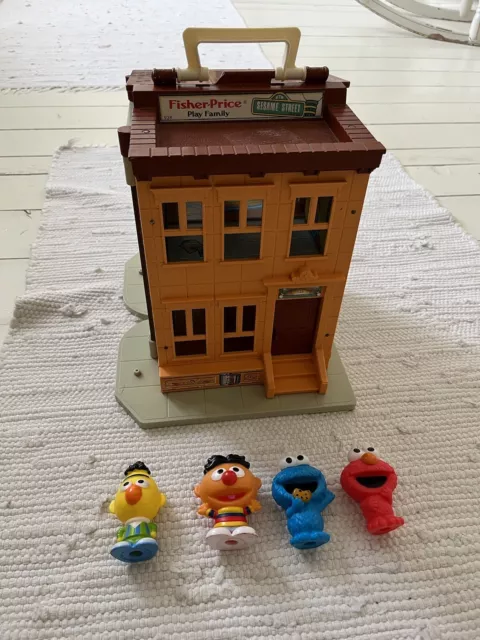 Fisher Price Play Family Sesame Street Retro Sesamstraße Little People Vintage