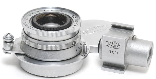 Olympus Zuiko 2.8/4cm C lens for M39 w. matching finder