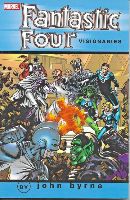 Fantastic Four Visionaries John Byrne v5TPB Marvel Kree Skrulls Inhumans SheHulk