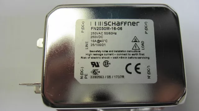 Fn2030M-16-06  Schaffner  Power Line Filter