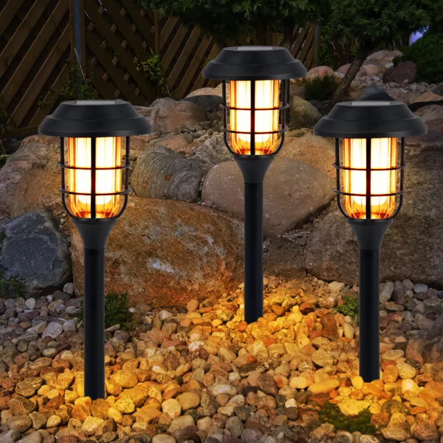 Lanterne Solaire LED à Flamme Vacillante : Éclairage Extérieur Écologique  et Authentique - Le Marchand Futé