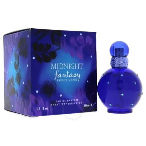 Britney Spears Midnight Fantasy 50Ml Edp Spray - New Boxed & Sealed - Free P&P