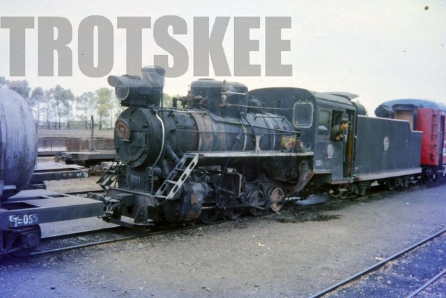 35mm Slide CR China Chinese Railways Steam Loco 021 0-8-0 2005 Suiling Orig