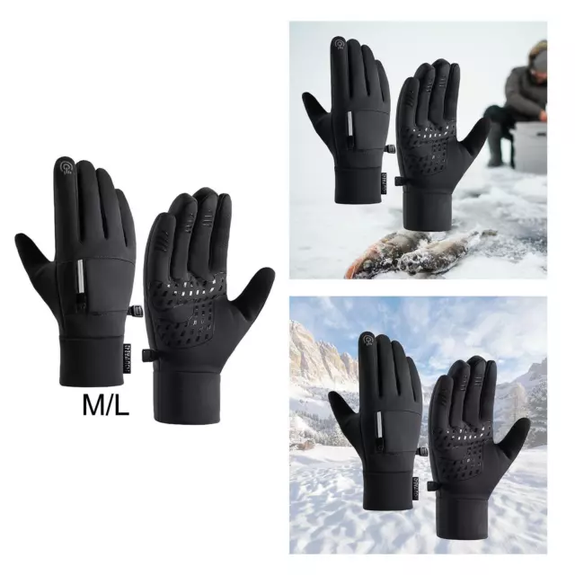 Gants d'hiver pour hommes, mitaines à écran tactile, gants de neige pour la