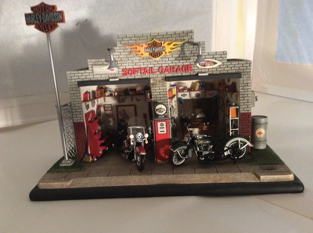 建物 Harley-Davidson Softail Garage 1/24 Harley-Davidson Softail Garage 1/24（FRANKLIN MINT HARLEY