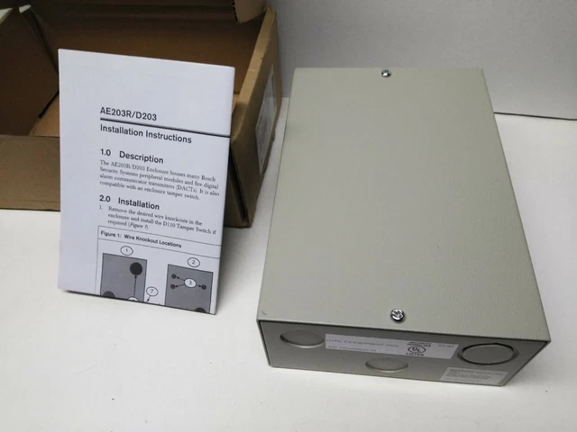 NEW Bosch Enclosure Module Gray ENCLOSURE D203 7.5" X 2.5" X 5"