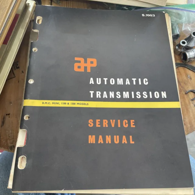 BMC MINI 1100 1300 MODELS Automatic Transmission Service Manual 1968 #S.700/3