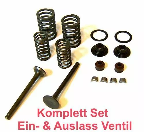 EINLASS & AUSLASS VENTIL SET m. ANBAUTEILEN z.B. BAOTIAN REX JACK FOX ZNEN GY6