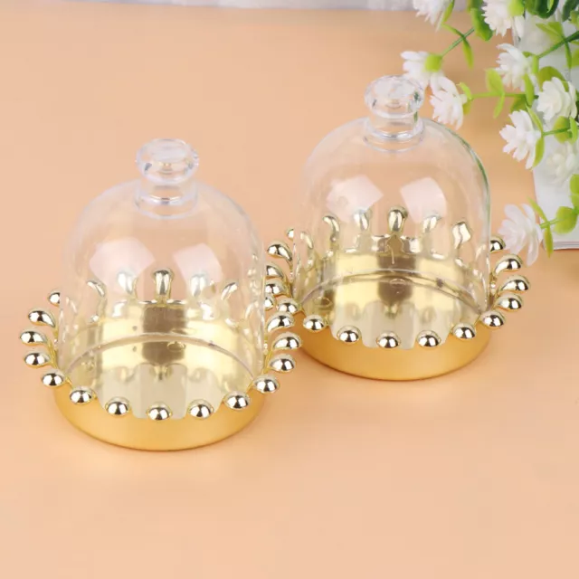 12 Pcs Cover for Cake Storage Mini Dome Tiny Stand Wedding Stands Candy