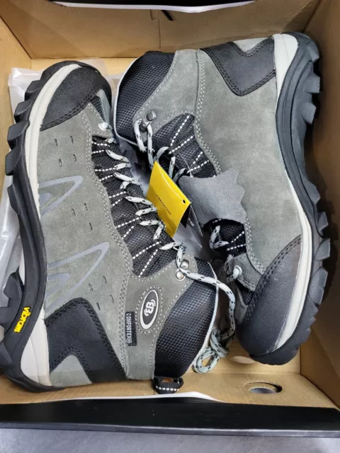 Botas para caminar Brütting Mount Bona de gran altura, gris talla 6,5 nuevas en caja