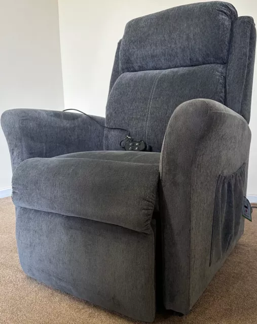 Restwell Electric Riser Rise Recliner Dual Motor Chair Grey ~ Can Deliver