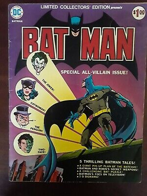 DC Batman Ltd. Collector's Ed. Vol. 4, No. C-37, Special All-Villain Issue Comic