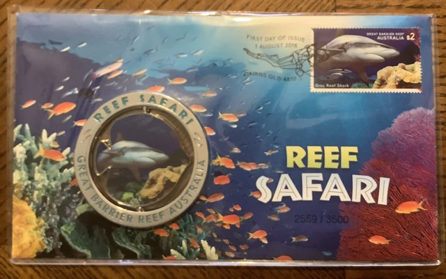 REEF SAFARI GREY Reef Shark Great Barrier Reef Australia PNC Cover 1