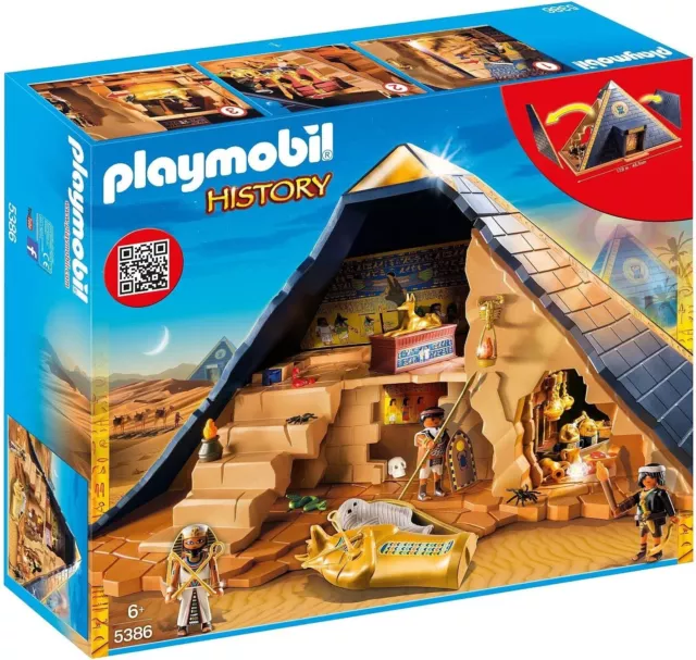 PLAYMOBIL - History - 5386 - Pyramide du pharaon NEUF et SCELLE