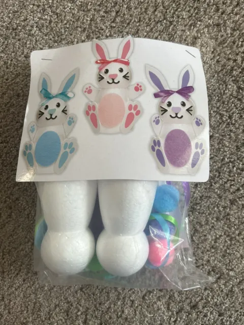 Kids Craft Easter Build A Bunny Kit Fun Baker Ross