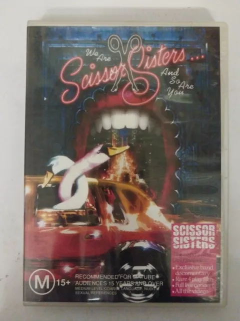 We Are Scissor Sisters And So Are You DVD (Region ALL) VGC cq250