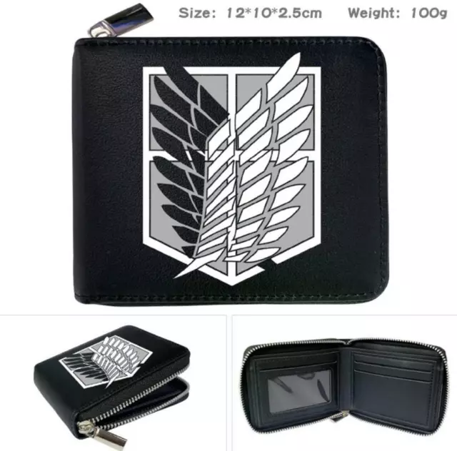 Shingeki no Kyojin Attack on Titan Anime Geldbörse Geldbeutel Wallet 12x10x2.5cm