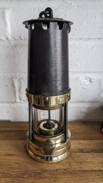 Davis of Derby Bonneted Mueseler Miners Lamp Circa 1910