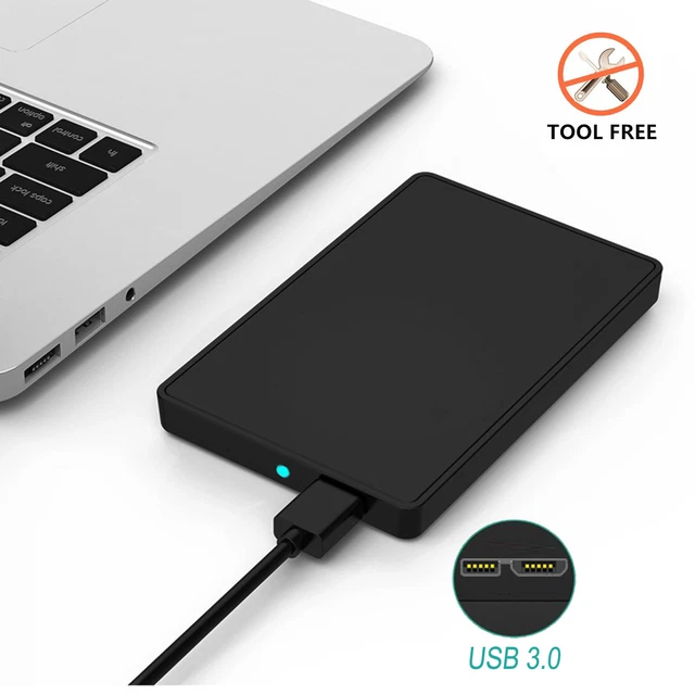 Up to 6TB USB 3.0 2.5" SATA Hard Drive Case External Enclosure SSD HDD Disk Box