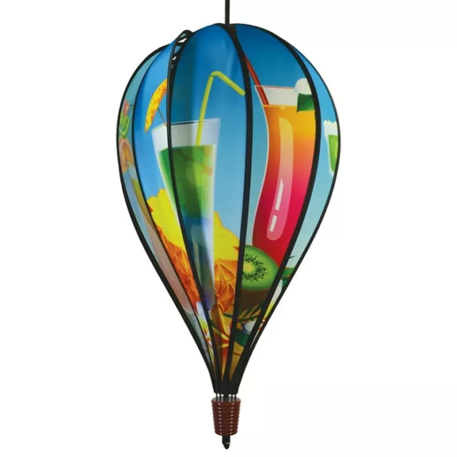 Tropical Drinks 10 Panel Hot Air Balloon Spinner