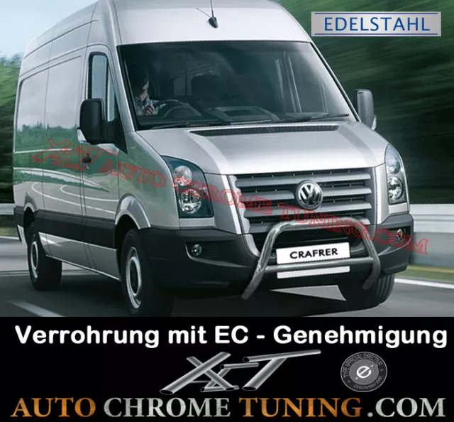 Frontschutzbügel mit für VW Crafter ab 2006 - mit EC/TÜV