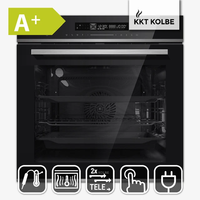 Cooksir Einbaubackofen 60 Liter - 7 Funktionen Umluftofen Mit Timer