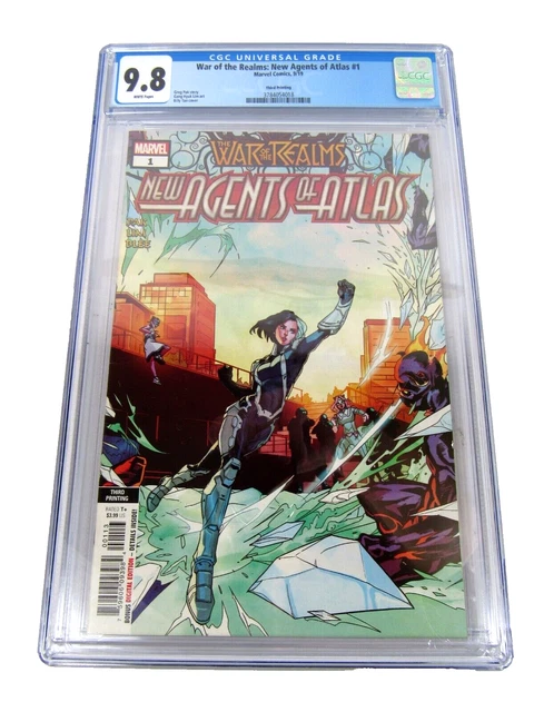 War Of The Realms: New Agents Of Atlas 3rd Print Comic Book CGC Graded 9.8 RARE