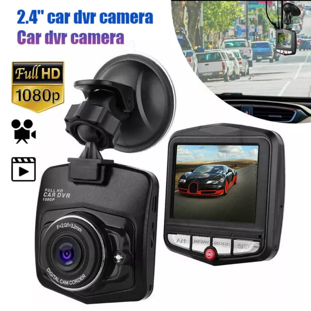 2.4'' Full HD 1080P Dash Cam Car DVR Front or Rear Camera Night Vision G-sensor